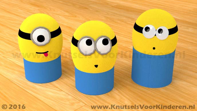 Wonderlijk Minions Paasei - Knutsels Voor Kinderen - Leuke Ideeën om te YH-38